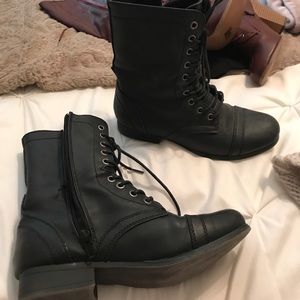 Black Combat Boots
