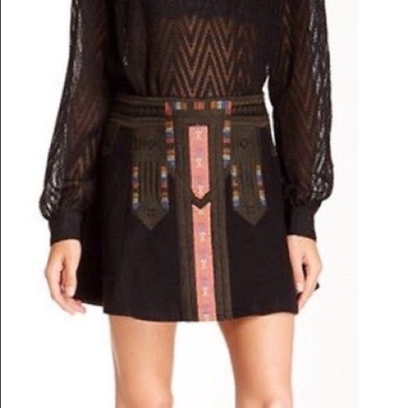 Free People Dresses & Skirts - Free People, New Romantics Forest Combo Skirt