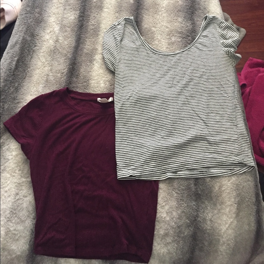 Pair of crop tops