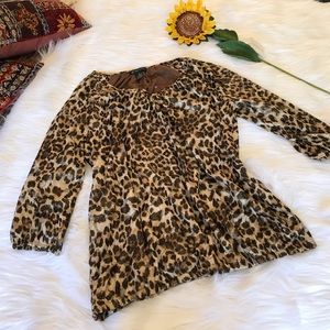 Leopard Print top 1X