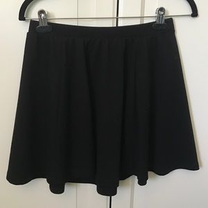 Black flowy skirt