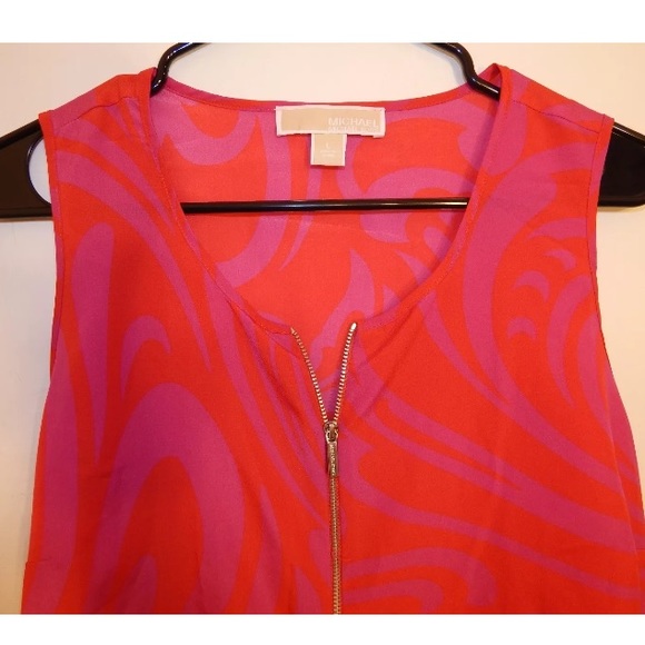 MICHAEL Michael Kors Tops - Michael Kors pink and orange sleeveless Blouse