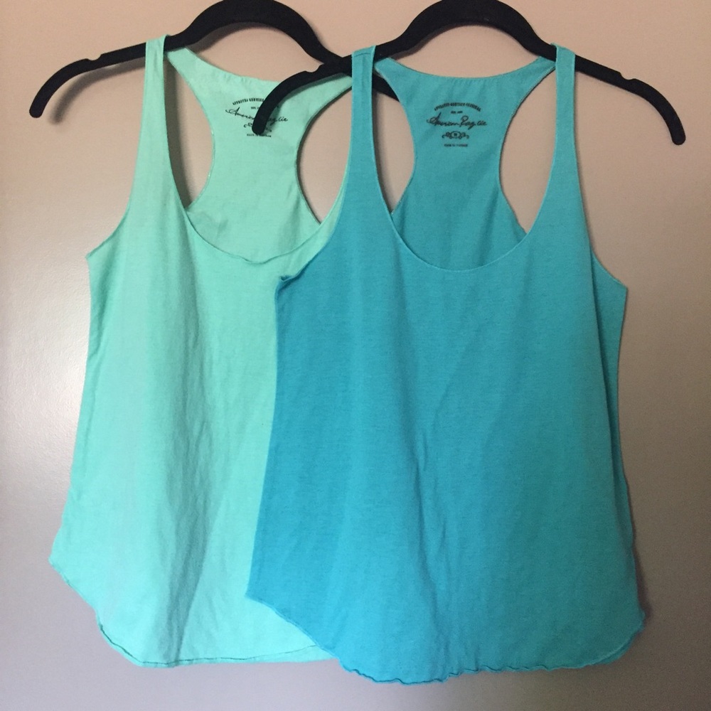 American Rag blue loose fit tank top bundle