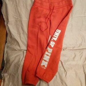 Orange sweatpants