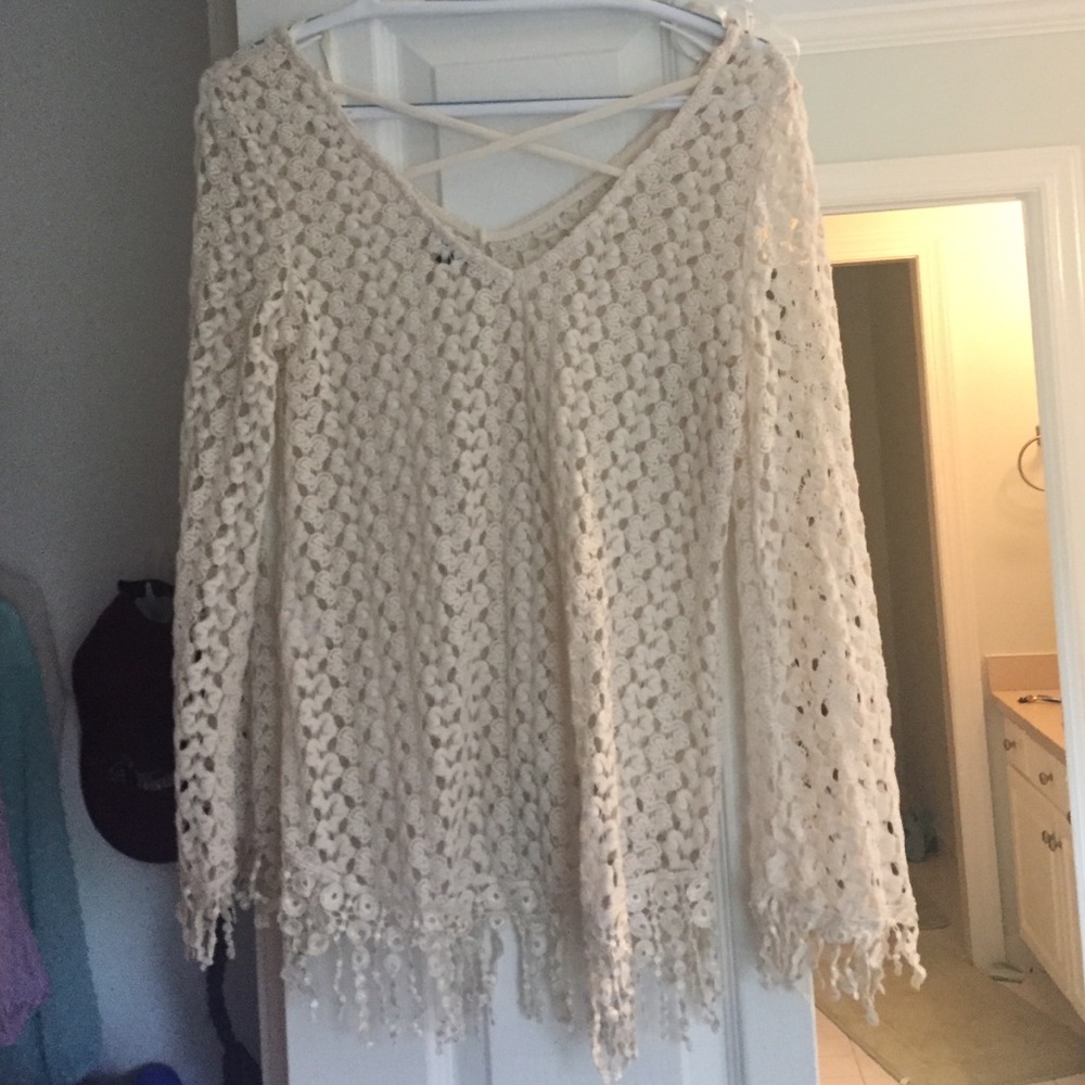 Cute boho flowy top