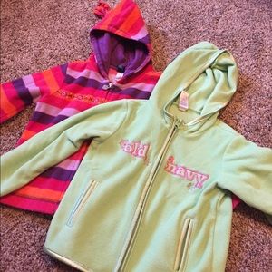 Girls Zip Up Hoodies