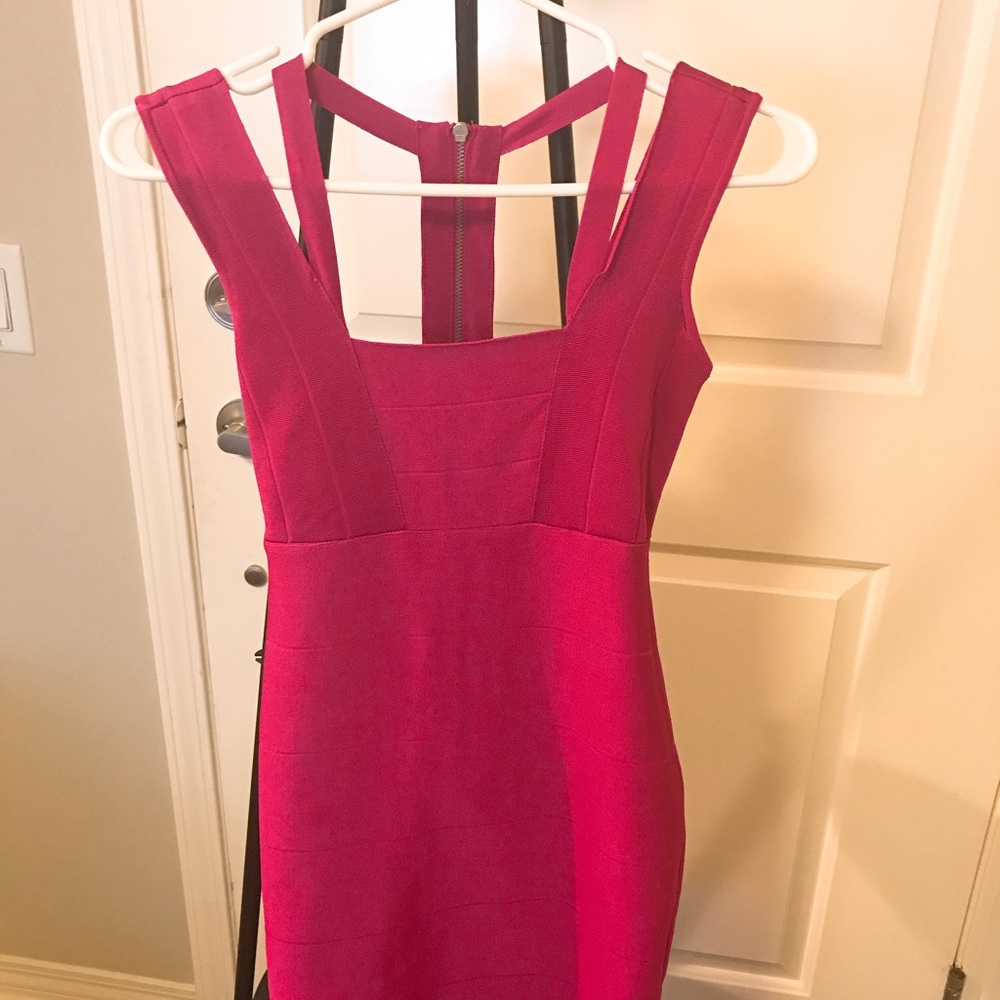 Shoulder-straps bodycon dress