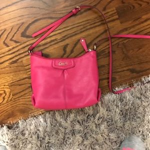 Pink coach purse