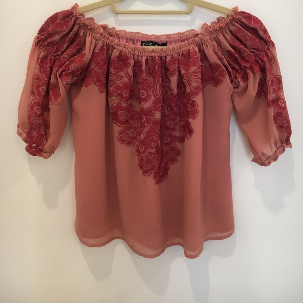 Off the shoulder For Love And Lemons top