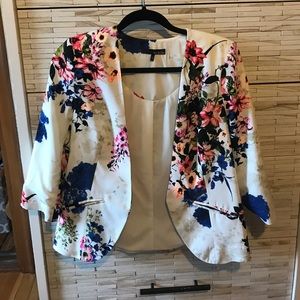 Ro & De Floral Blazer XS