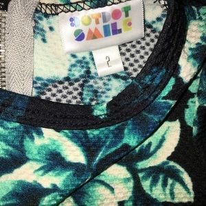 Dot Dot Smile Romper. Size 2.