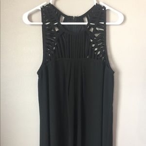 Black dress with cutouts