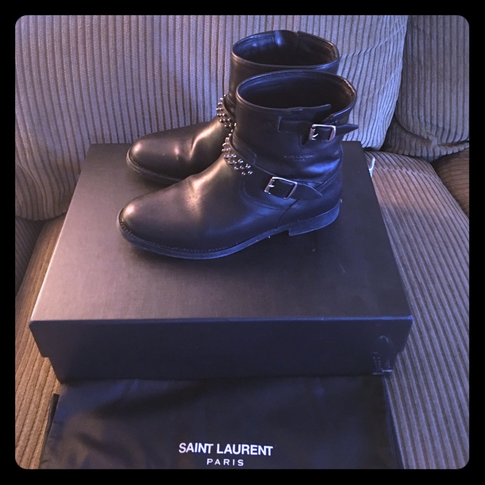 Saint Laurent short Motocycle Boots