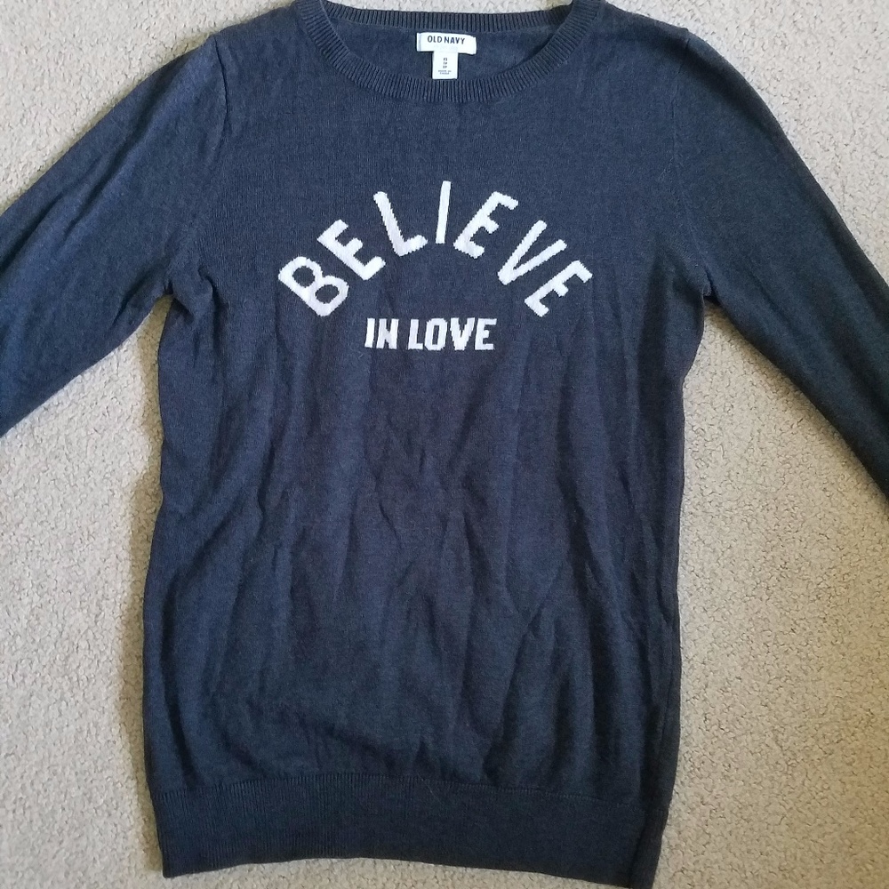 Old Navy Grey Crewneck Sweater