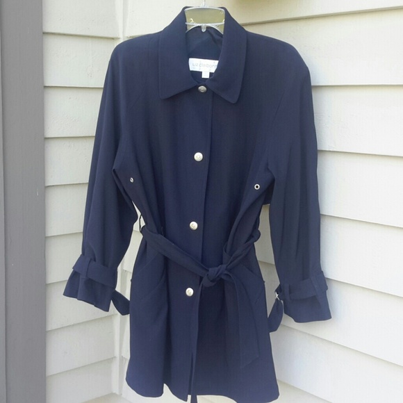 LIZ CLAIBORNE TRENCH COAT - Picture 1 of 2