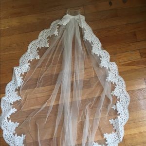 Ivory Lace Veil From Ireland