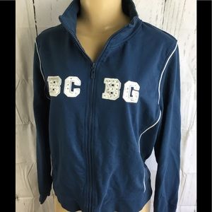 BCBG Maxazria track jacket sweatshirt jacket XL