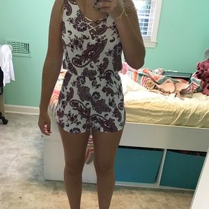 Paisley romper