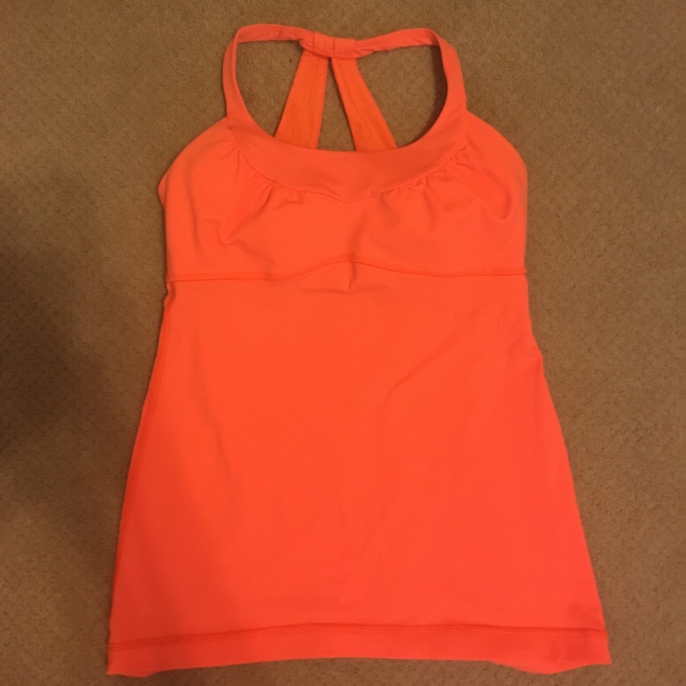 Orange tank top