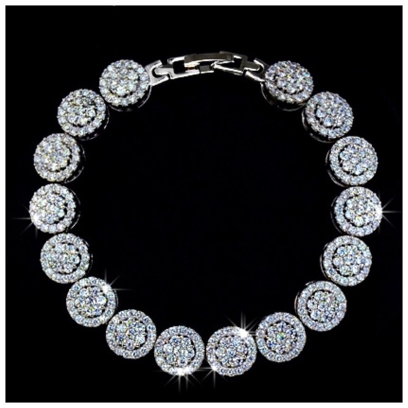 Jewelry - Swarovski Crystals The Grace Silver Bracelet