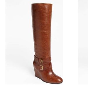 Steven by Steve Madden Cognac "Morgen" Wedge Boot