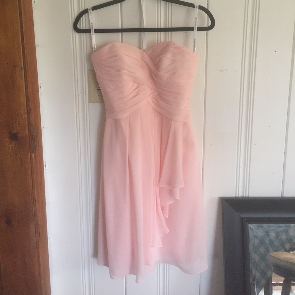 David's bridal petal bridesmaid dress