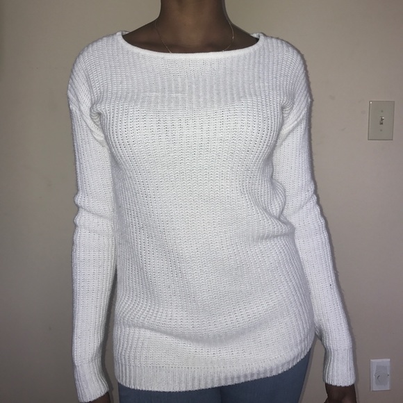 Cream Quilted Sweater - Picture 1 of 3