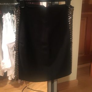 Bebe bandage skirt with studs