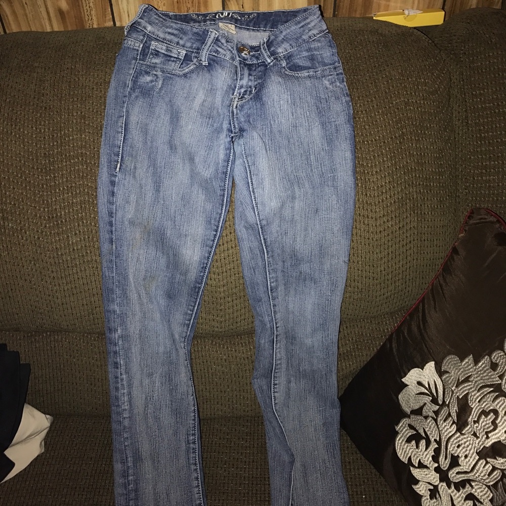 SKINNY BLUE JEANS