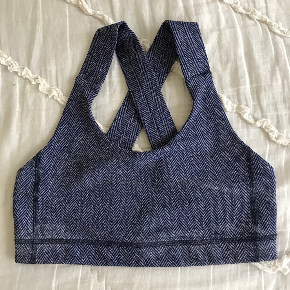 LuluLemon Sports Bra Herringbone 6