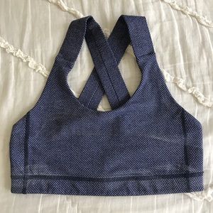 LuluLemon Sports Bra Herringbone 6
