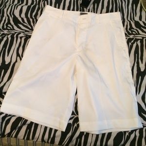 White mens nike shorts