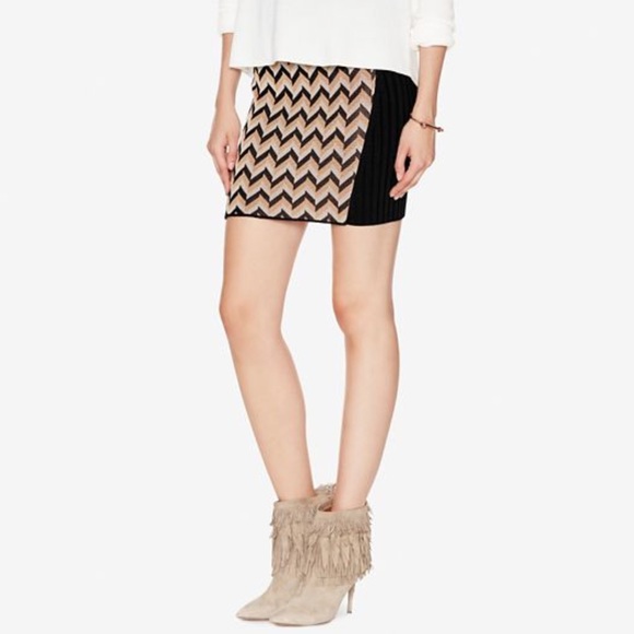 rag & bone Dresses & Skirts - NWT Rag & Bone Elaine Chevron Ribbed Bodycon Skirt
