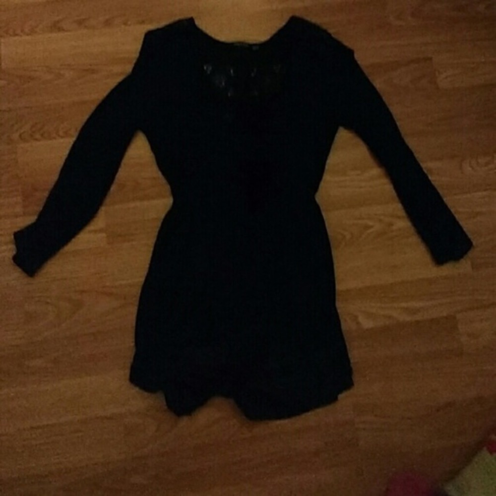Cute black lacy romper
