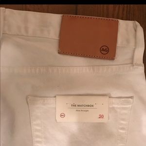 NWT AG THE MATCHBOX SLIM STRAIGHT SZ 30