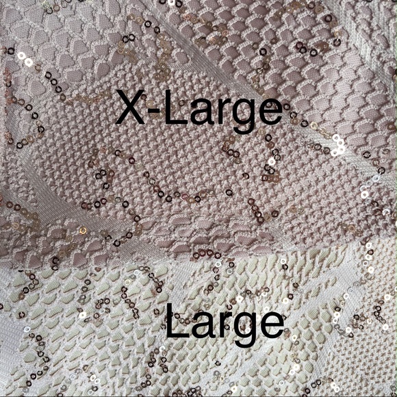 Pink dark blush sequined holiday Christmas dress - Picture 7 of 7