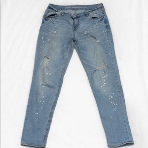 Old Navy Distressed Skinny Ankle Jeans (size 4)