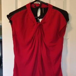 Professional Red Black Sleeveless