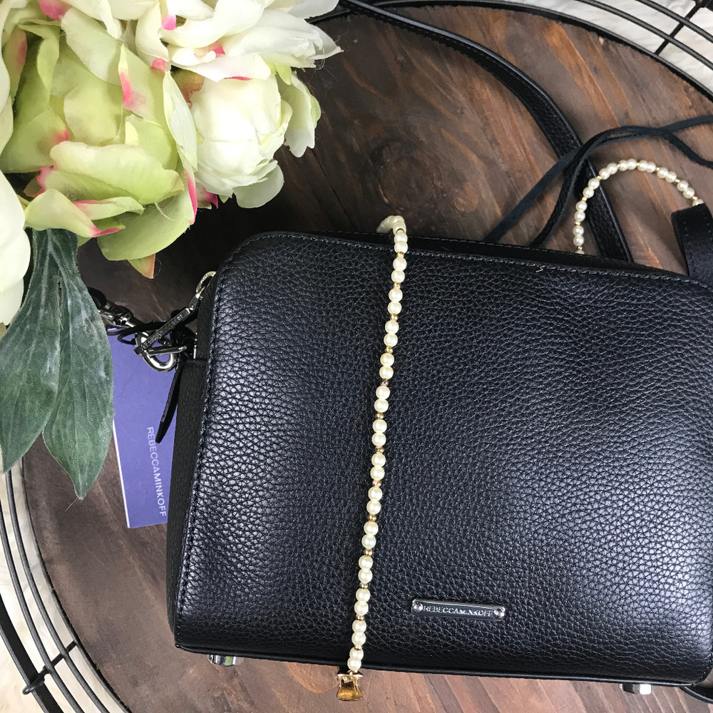 NWT Rebecca Minkoff Black India Crossbody