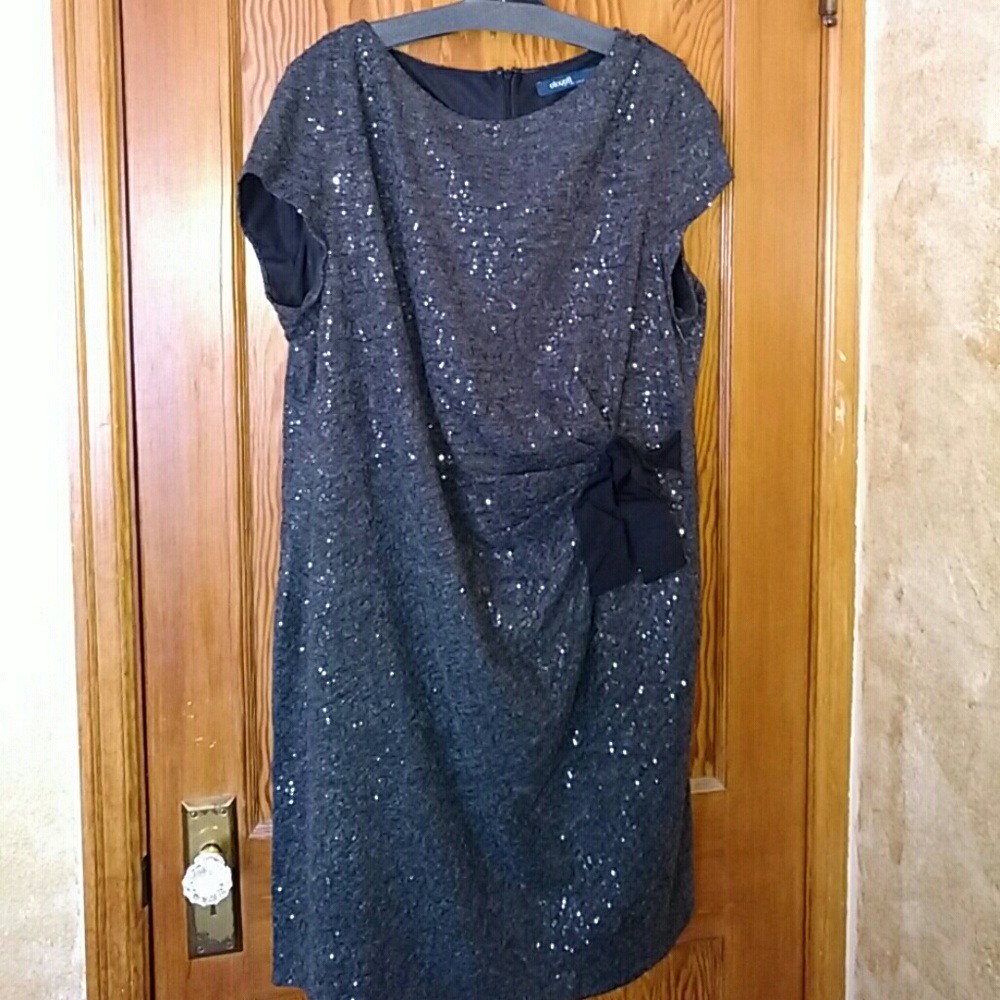 Eloquii Sequin Knit Sheath