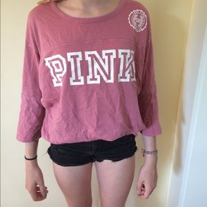 Fuchsia Victoria secret pink 3/4 sleeve