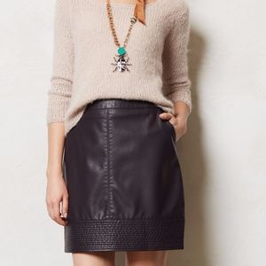 Vanessa Virginia Vegan Leather Skirt size 10