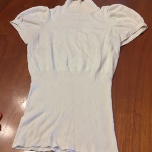 Ivory Express mock neck sweater top