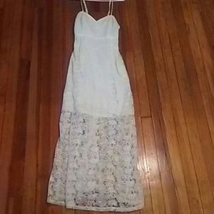 Beautiful white maxi dress