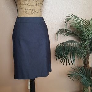 Merona Navy Blue Pencil Skirt