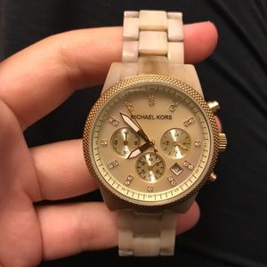 Mk Michael Kors Tan Marble 