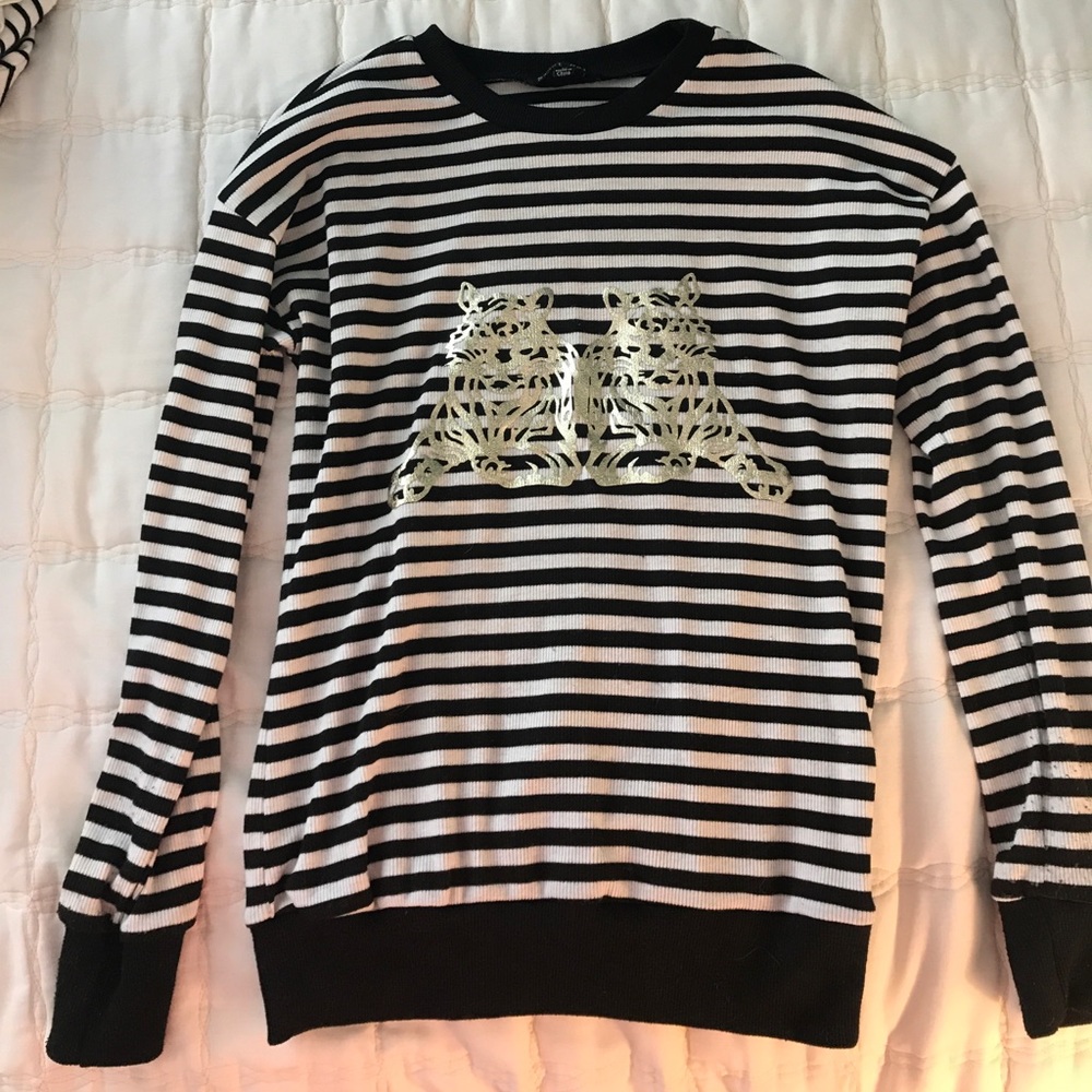 Black and White Sweater