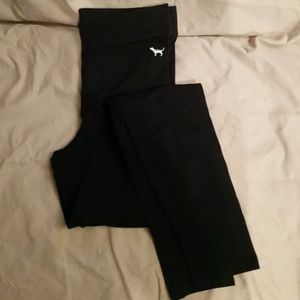 NWOT black VS pink leggings
