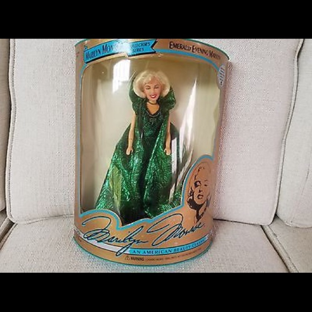 SOLD...Marilynn Monroe Collectors series Emerald Evening