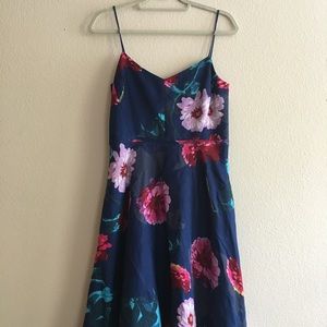 Banana Republic Spaghetti Strap Floral Dress